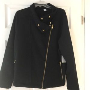 Light-weight Old Navy jacket with funnel collar.